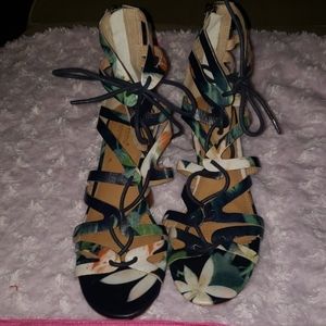 Corso Como Floral Gladiator Sandals